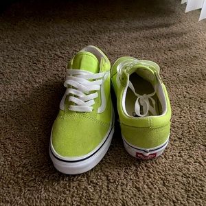Highlighter Yellow Vans